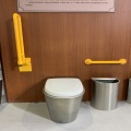 Gefängnis Edelstahl -Toilettenschüssel mit Sitzabdeckung