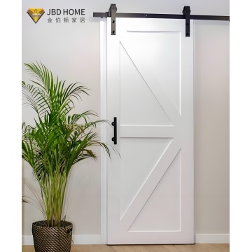 Custom Modern Solid Wood Sliding Barn Door for Bedroom