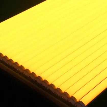UV-Free LED Lamp T8 1700K Yellow Cover for Semiconductor Factory Lighting