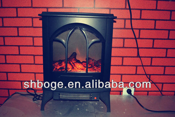 220V-240V/110-120V good flame effect electric wood burning fireplace