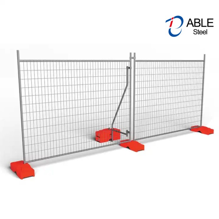 Australian standard temporary fence