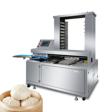 High-Quality Stainless Steel Automatic Machine for Dumpling, Biscuit, and Baked Food Tray Arrangement