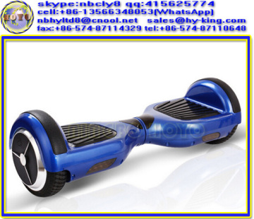 2 wheel self balance board , 500w electric drifting scooter , 6.5" blue self balancing scooter