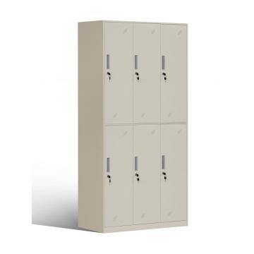 6 Door Steel Storage Lockers Changing Room