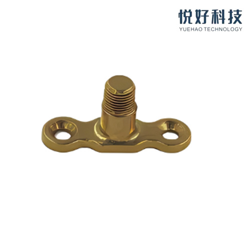 Morsetto per tubi in ottone con filettatura maschio per un fissaggio sicuro