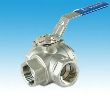 Type T Mounting Pad 3 Way Ball Valves