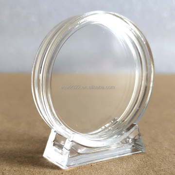 High-Quality 40mm Plastic Acrylic Coin Frame - 2-in-1 Display Holder