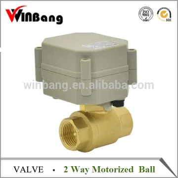 2 Way Motorized Brass Ball Valve for Air Conditioner