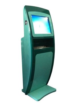 Custom Logo Water Proof Printed Airport Self Service Touch Screen Lobby Kiosk / Kiosks