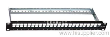 24 Ports Empty With Cable Manager Ftp Patch Panel 