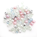 Assorted pink color plastic assorted crystal christmas beads