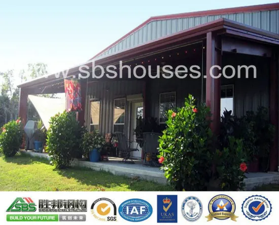 Light steel house villa prefab steel sheet house building