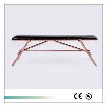 Soft Upscale Leather Bamboo Benches For Home Decor