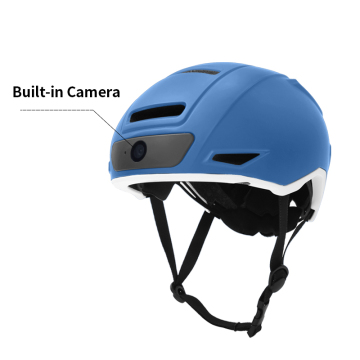 Bike Helmet with Bluetooth Camera Turn Signal for Urban Traffic