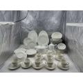 Ceramic tableware of the dining table