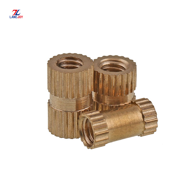 knurled thread brass Inserted copper unt