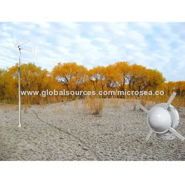 1,500W Wind Turbine Generator, Typhoon-resistant/CE Mark