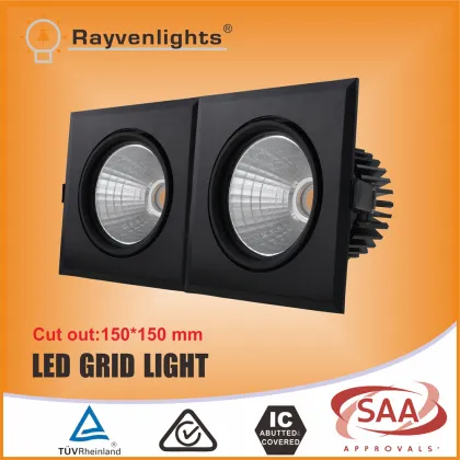 CE Approved Double Head AR111 LED Downlight 20W