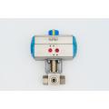 DN10-DN65 Pneumatic High-pressure Three-way Ball Valve