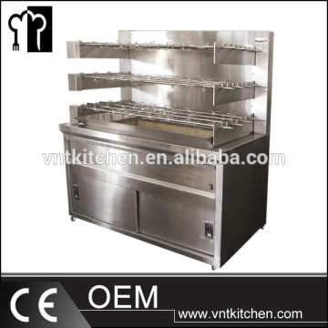 Stainless Steel Commercial Charcoal Chicken Rotisserie/Chicken Rotisserie For Sale