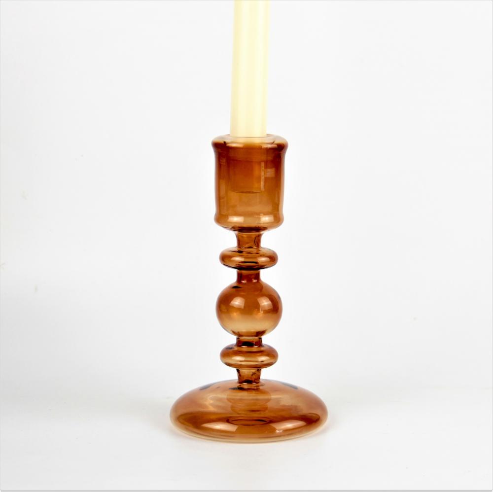 Colored Luxury Glass Candlestick