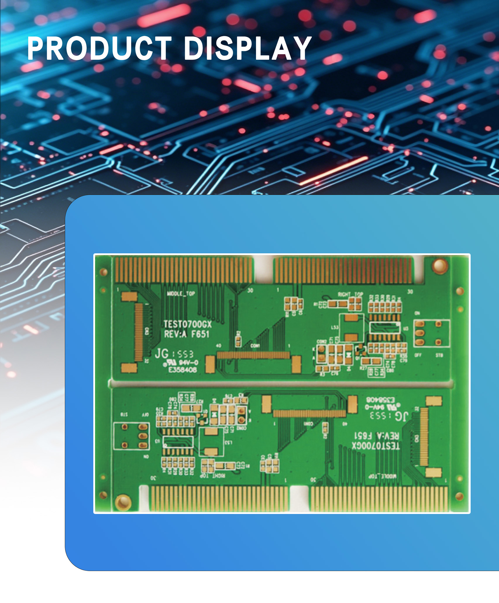58.Double-sided Gold Immersion PCB 000
