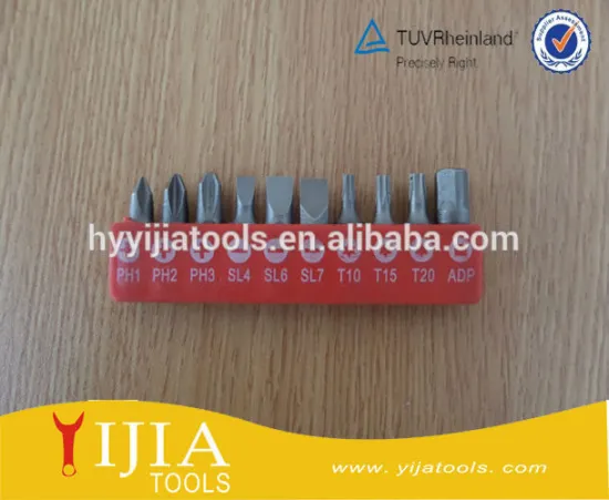 10pcs screwdriver bit set
