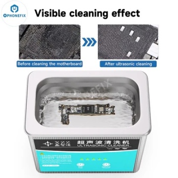 XZZ-08L Ultrasonic Cleaner for Mobile Phone Camera PCB CPU Glass Cleaning