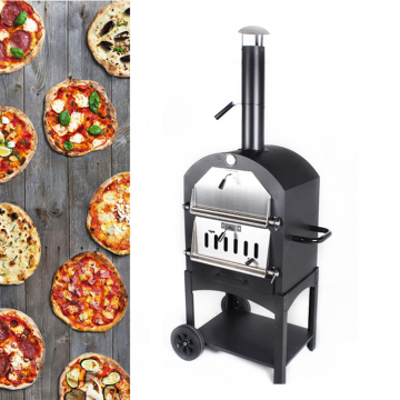 Bread Oven Outdoor Pizza Charcoal Fired Grill Oven 3 In 1 Charcoal Pizza Oven Smoker