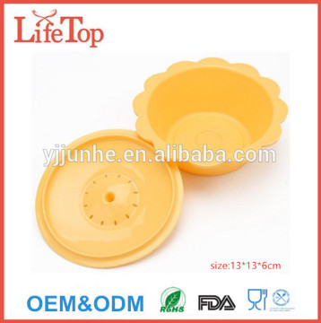 BPA Free Safe Silicone Baby Bowl with Lids