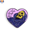 Wholesale custom enamel pin with glitter