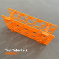 Utilisation du rack de tubes à essai en laboratoire