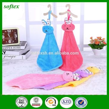 wholesale kitchen 50g microfiber cartoon hanging towel