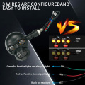 Skull Design Motorcycle Led Turn Signal Lights