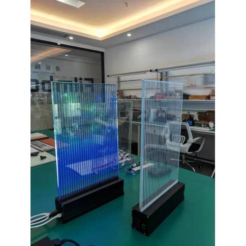 Transparent glass led display big screen P10