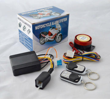 Motorcycle alarm security system