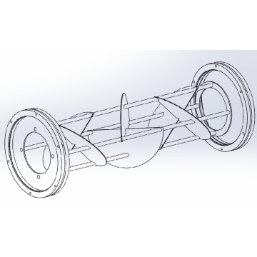 Супер дуплекс ZQM-SD статичен миксер