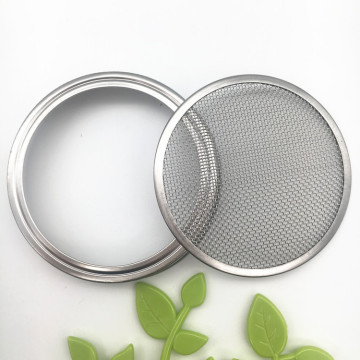 304 316 Stainless Steel Mason Jar Sprouting Lid Filter Disc