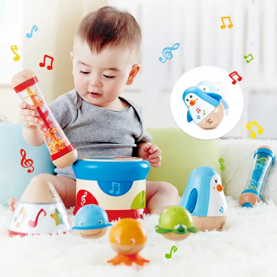 Hot Selling Infant Music Educational Toy Wooden Baby Musical Instruments Set