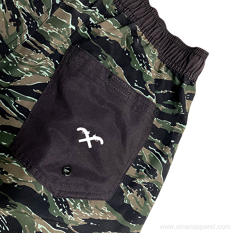 High Quality Men's Custom Camo Training Shorts Wholesale