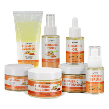 Customized Private Label Organic Turmeric Skin Care Set