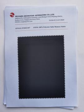 100% Polyester Satin Memory fabric