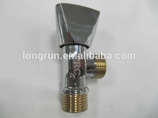 high quality chormed brass angle valve
