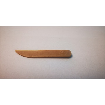 Fully degradable rice husk knife