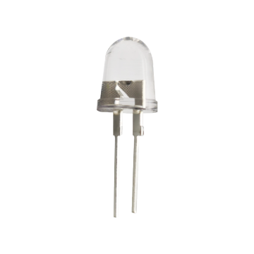10mm Bullet Shape Yellow LED with Water Clear Lens