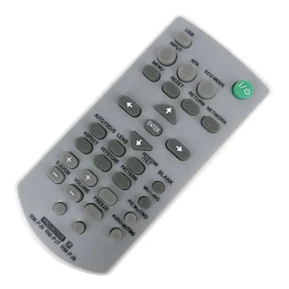 Sony Projector Remote Controls: RM-PJ6, RM-PJ7, RM-PJ8 for Models VPL-EX7, VPL-ES1, VPL-ES2, VPL-ES4, VPL-CX70, VPL-CX71, VPL-CX80 - Factory