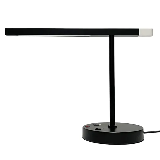 UL Listed IHG Holiday Inn Project Guest Room Bedside LED Desk Table Lamp with USB Port