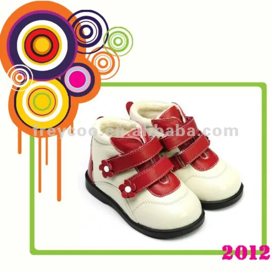 baby boots with fur PB-8011WH