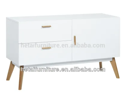 Modern white sideboard, MDF sideboard cabinet, modern living room cabinet