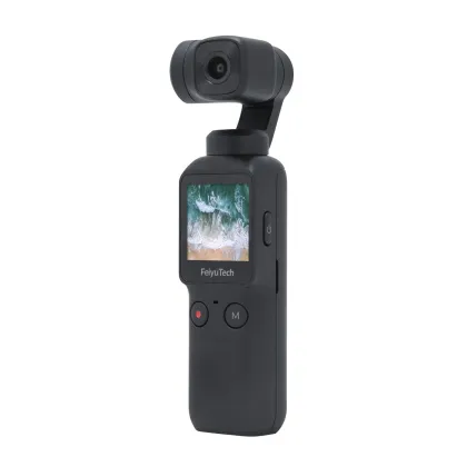 Feiyu Pocket Sport Camera 4K HD Handheld Gimbal Wifi AI 8x Slow Motion For Vlog Video VS Fimi Palm VS DJI OSMO Opcket